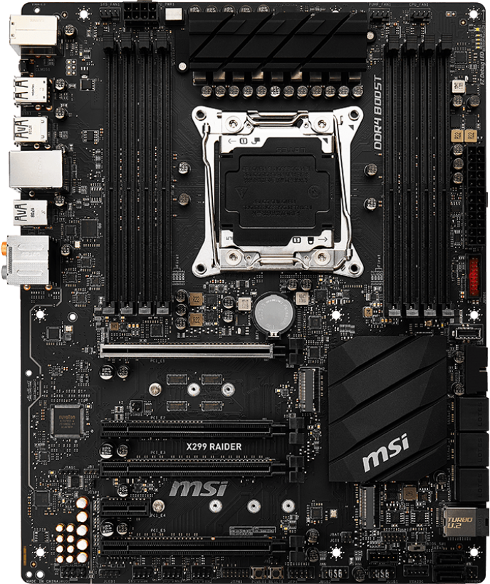 MSI X299 Raider - Motherboard Specifications On MotherboardDB